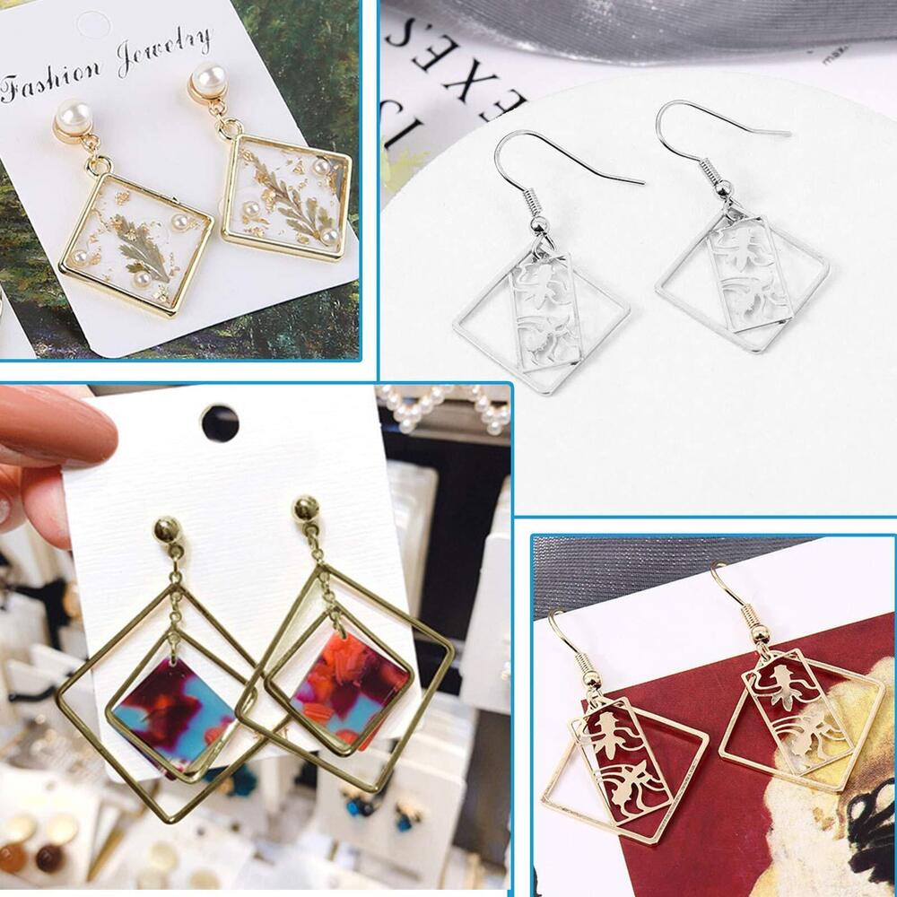 5404 60pcs Open Bezels for Jewelry Making - Open Back Bezel Pendants & - Picture 6 of 7